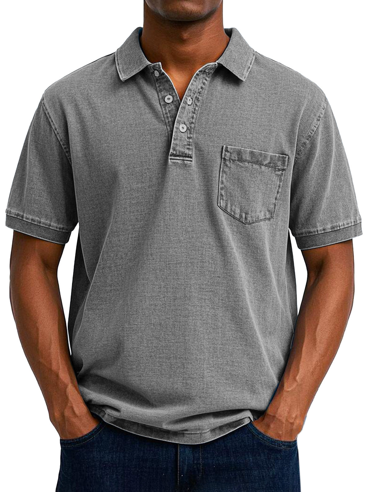 Heren - Polo Tshirt - Verstevigde Naden - Katoenmix