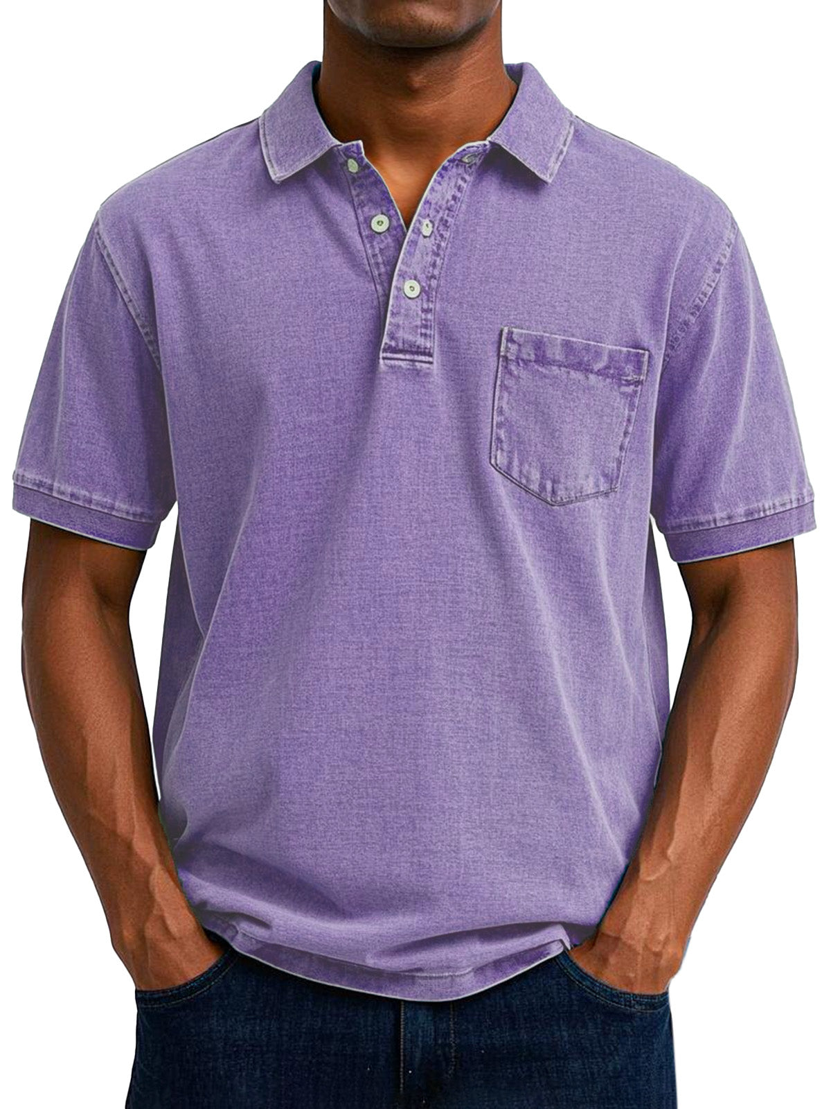 Heren - Polo Tshirt - Verstevigde Naden - Katoenmix