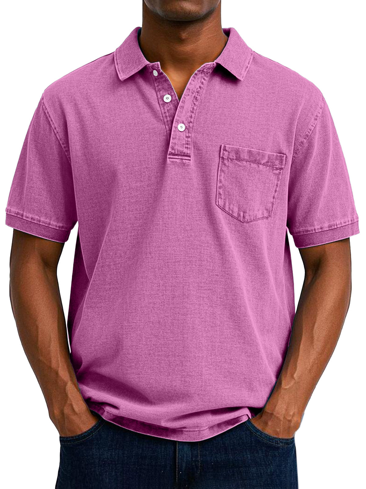 Heren - Polo Tshirt - Verstevigde Naden - Katoenmix