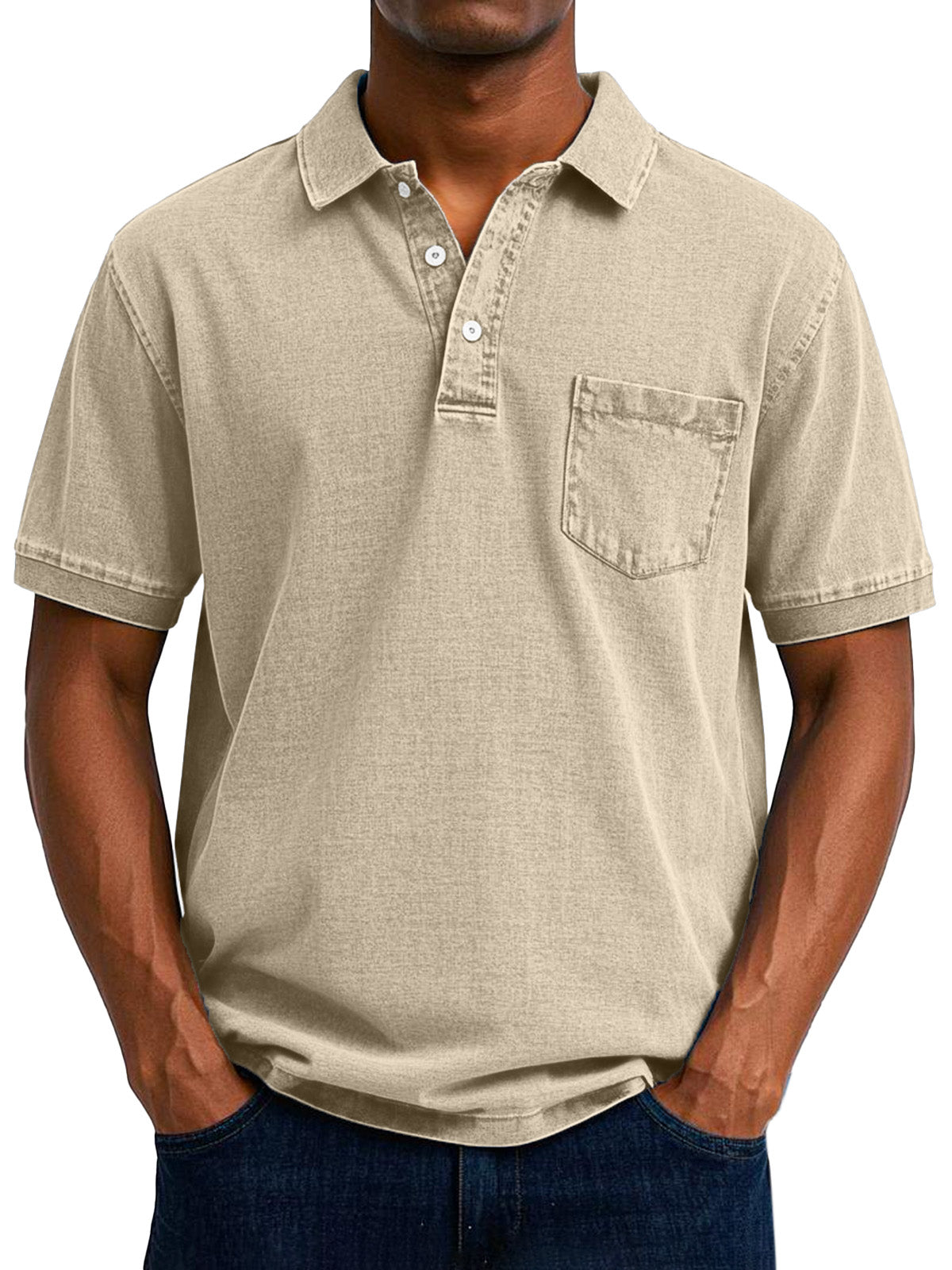 Heren - Polo Tshirt - Verstevigde Naden - Katoenmix