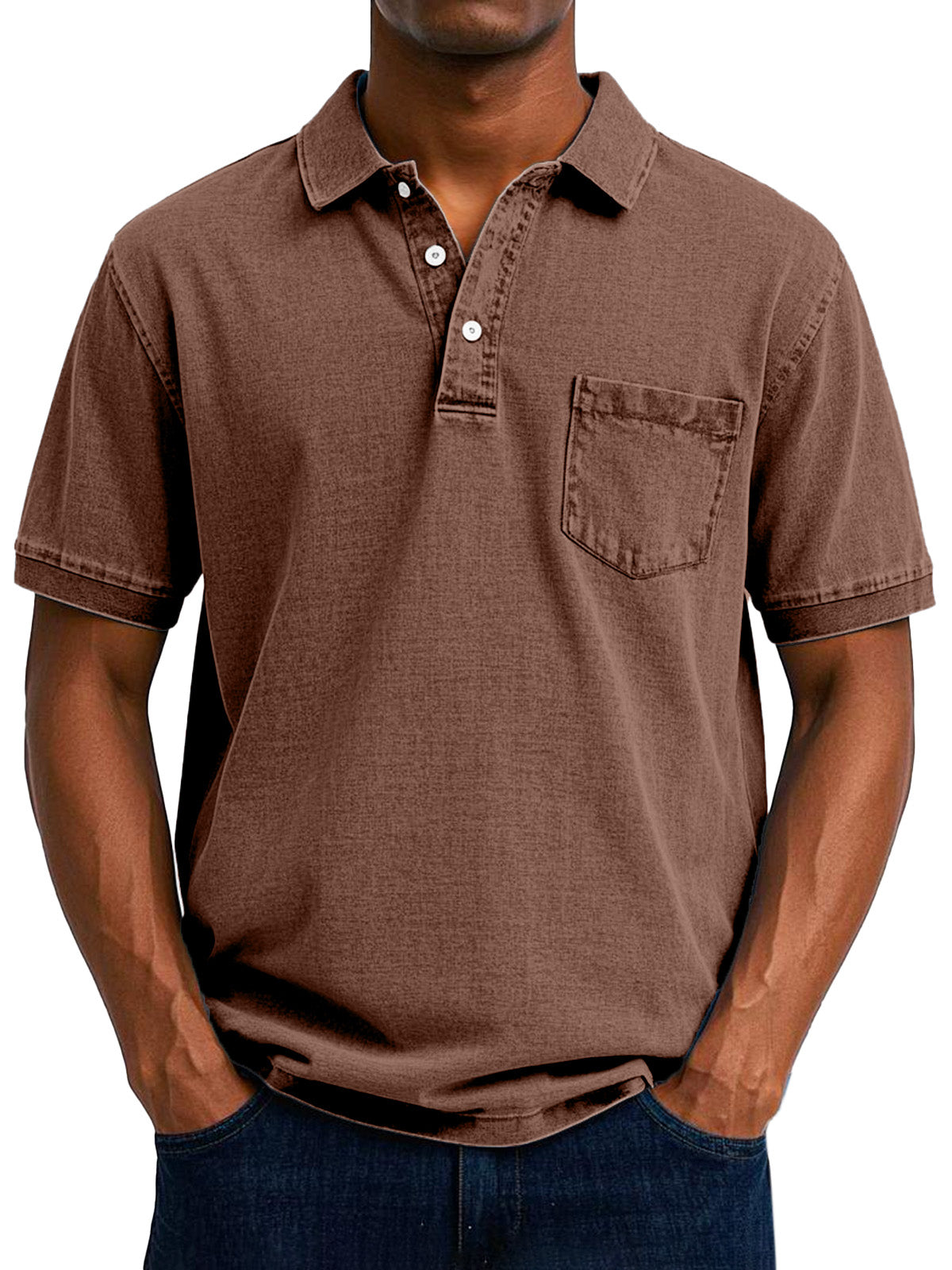 Heren - Polo Tshirt - Verstevigde Naden - Katoenmix