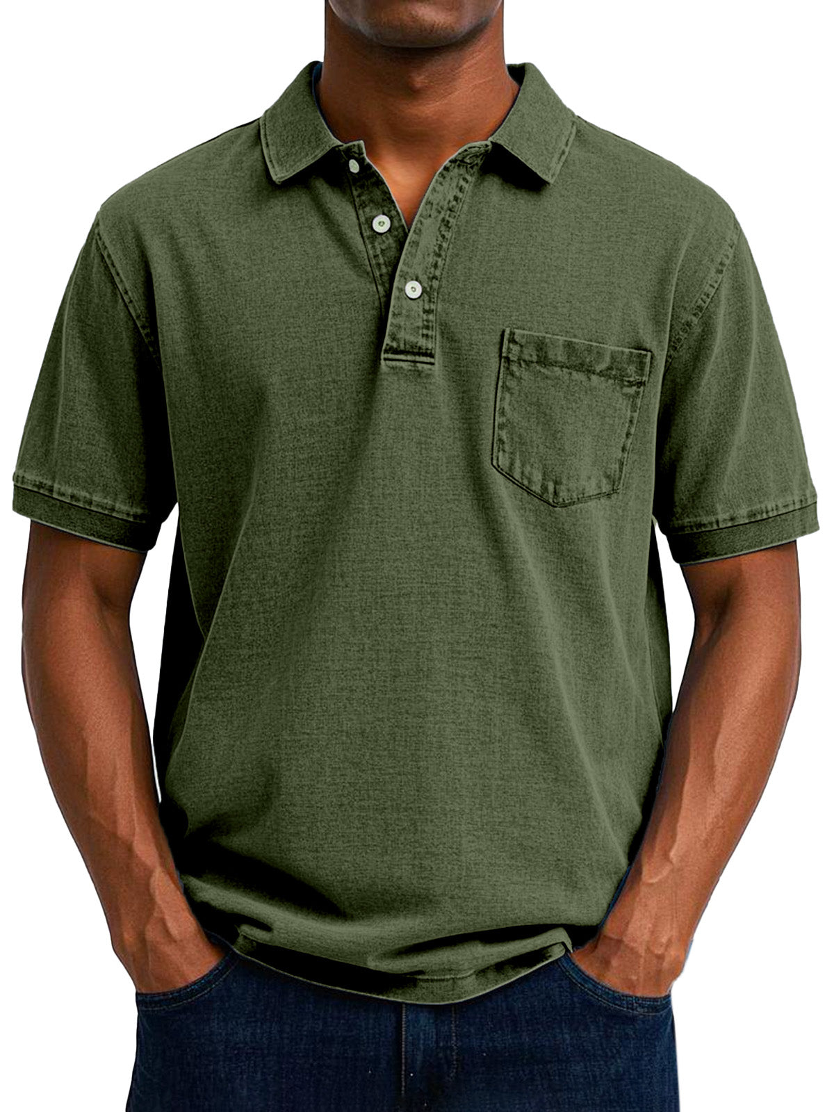 Heren - Polo Tshirt - Verstevigde Naden - Katoenmix