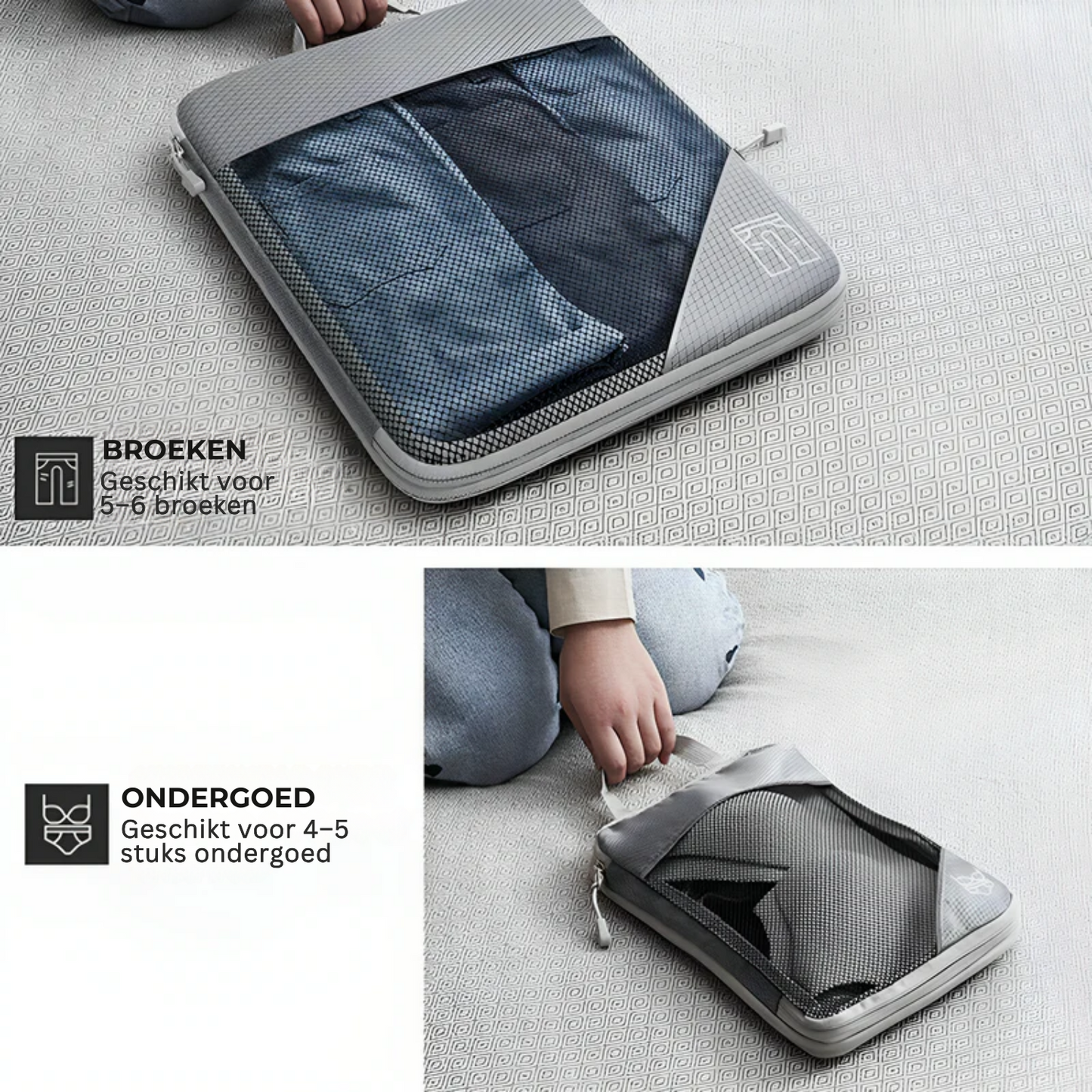 Compressie Reisset - Slim opbergen