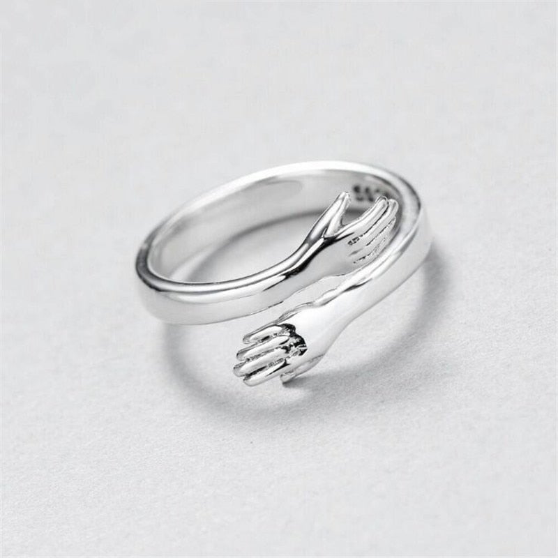Ring - Verstelbaar & Knuffel Stijl - Zilver - Tijd voor Stijl