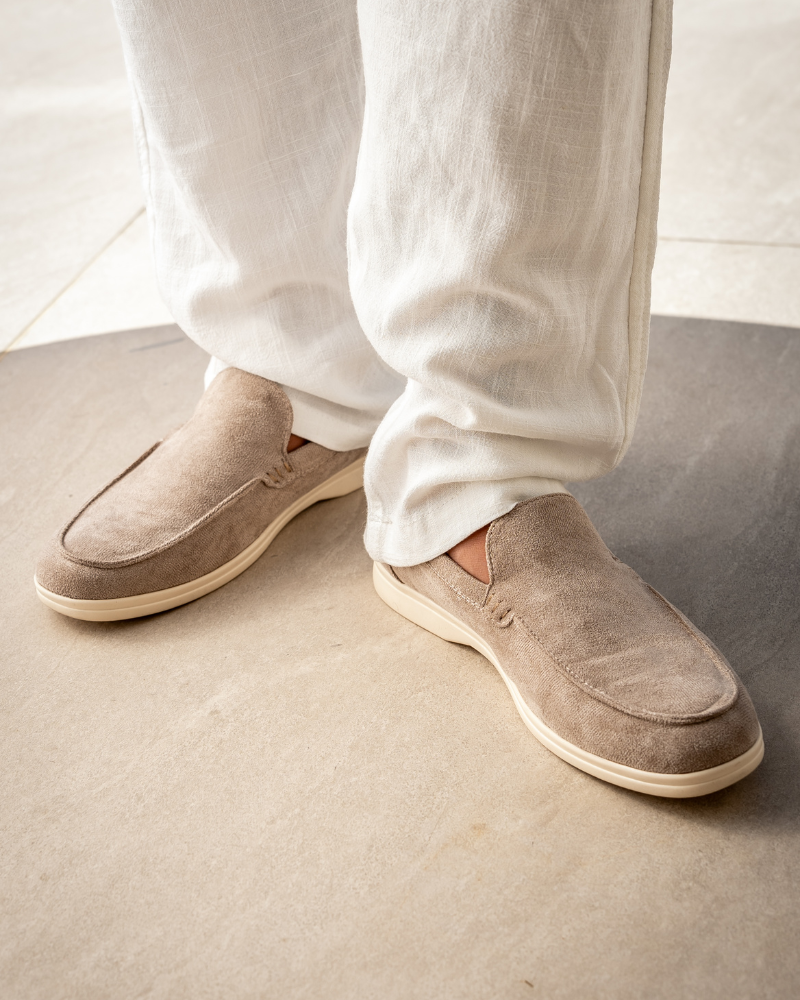 Loafers Heren - Suède Instappers - Elegante Comfortabele Schoen-Tijd voor Stijl