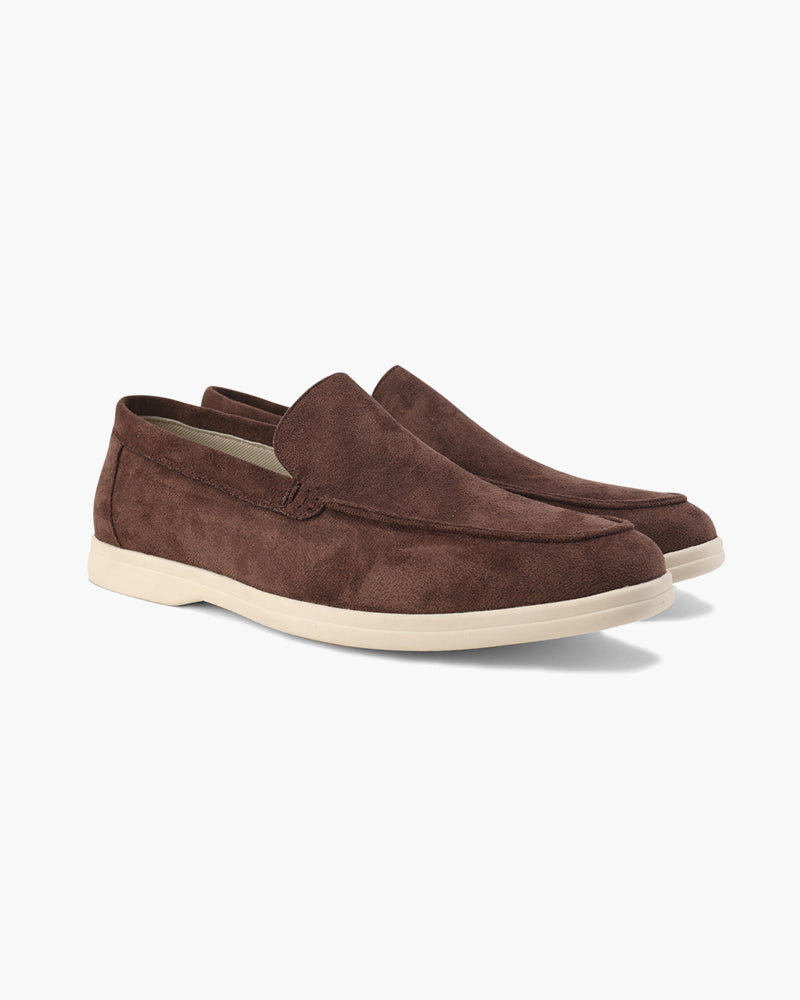 Loafers Heren - Suède Instappers - Elegante Comfortabele Schoen-Tijd voor Stijl