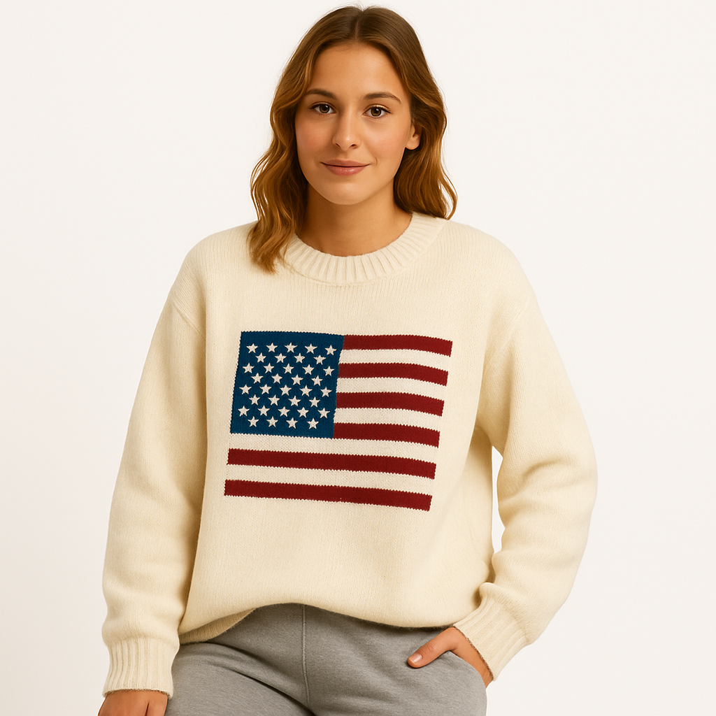 Oversized Sweater Dames - Gebreid Katoenmix - Tijd voor Stijl