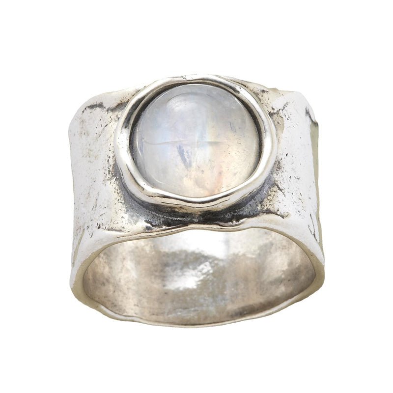 Ring - Vintage Stijl - Maansteen - Zilver - Tijd voor Stijl