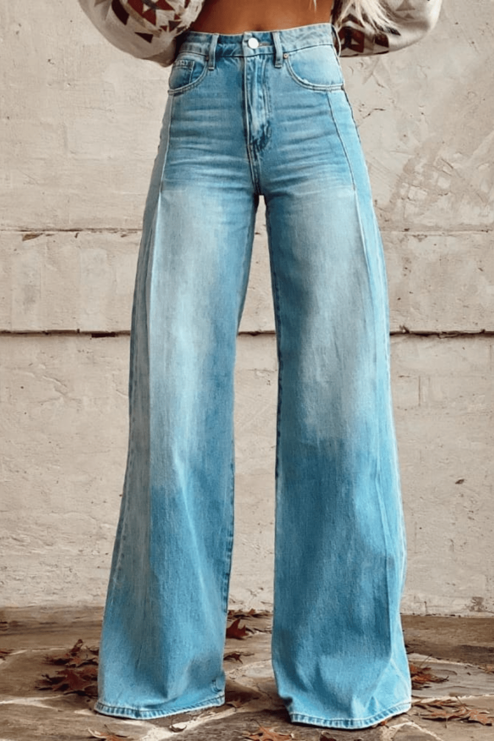 Damesbroek - Boho Stijl - Vintage Ontwerp - Jeans - Tijd voor Stijl