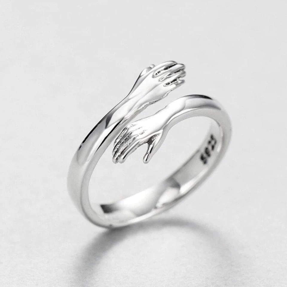 Ring - Verstelbaar & Knuffel Stijl - Zilver - Tijd voor Stijl