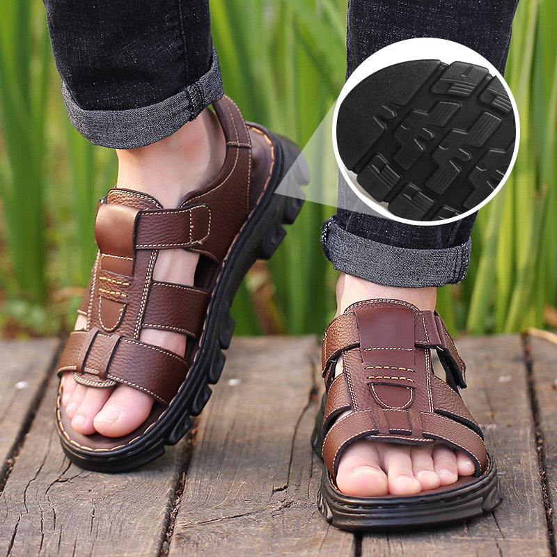 Mannen - Sandalen - Ademend - Kunstleer - Tijd voor Stijl
