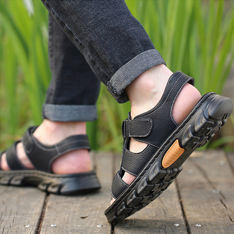 Mannen - Sandalen - Ademend - Kunstleer - Tijd voor Stijl