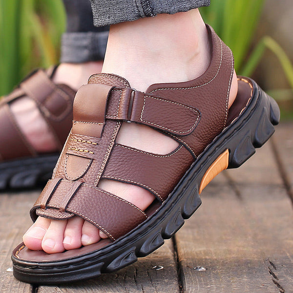 Mannen - Sandalen - Ademend - Kunstleer - Tijd voor Stijl