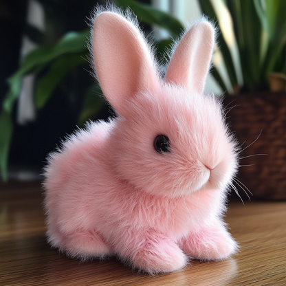 Pluchen Knuffel Konijn - Realistisch Design - Zacht Hoogpolig Pluche