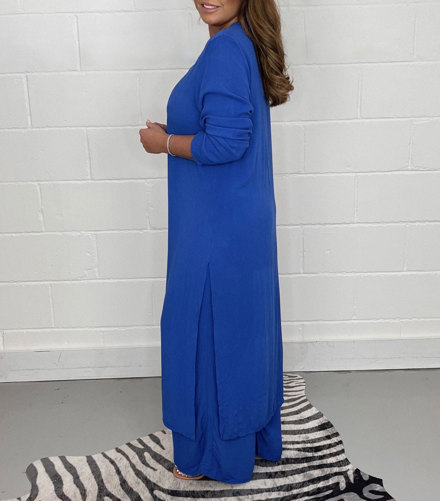 Dames Set - V-Hals Jurk - Elastische Taille Broek - Tweedelig - Tijd voor Stijl