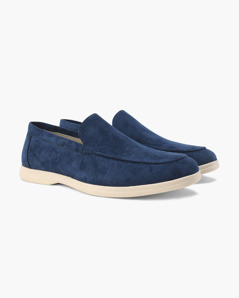 Loafers Heren - Suède Instappers - Elegante Comfortabele Schoen-Tijd voor Stijl