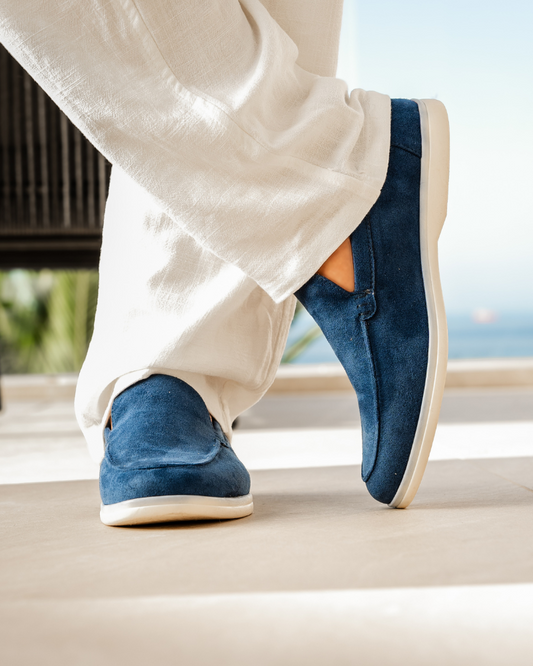 Loafers Heren - Suède Instappers - Elegante Comfortabele Schoen-Tijd voor Stijl