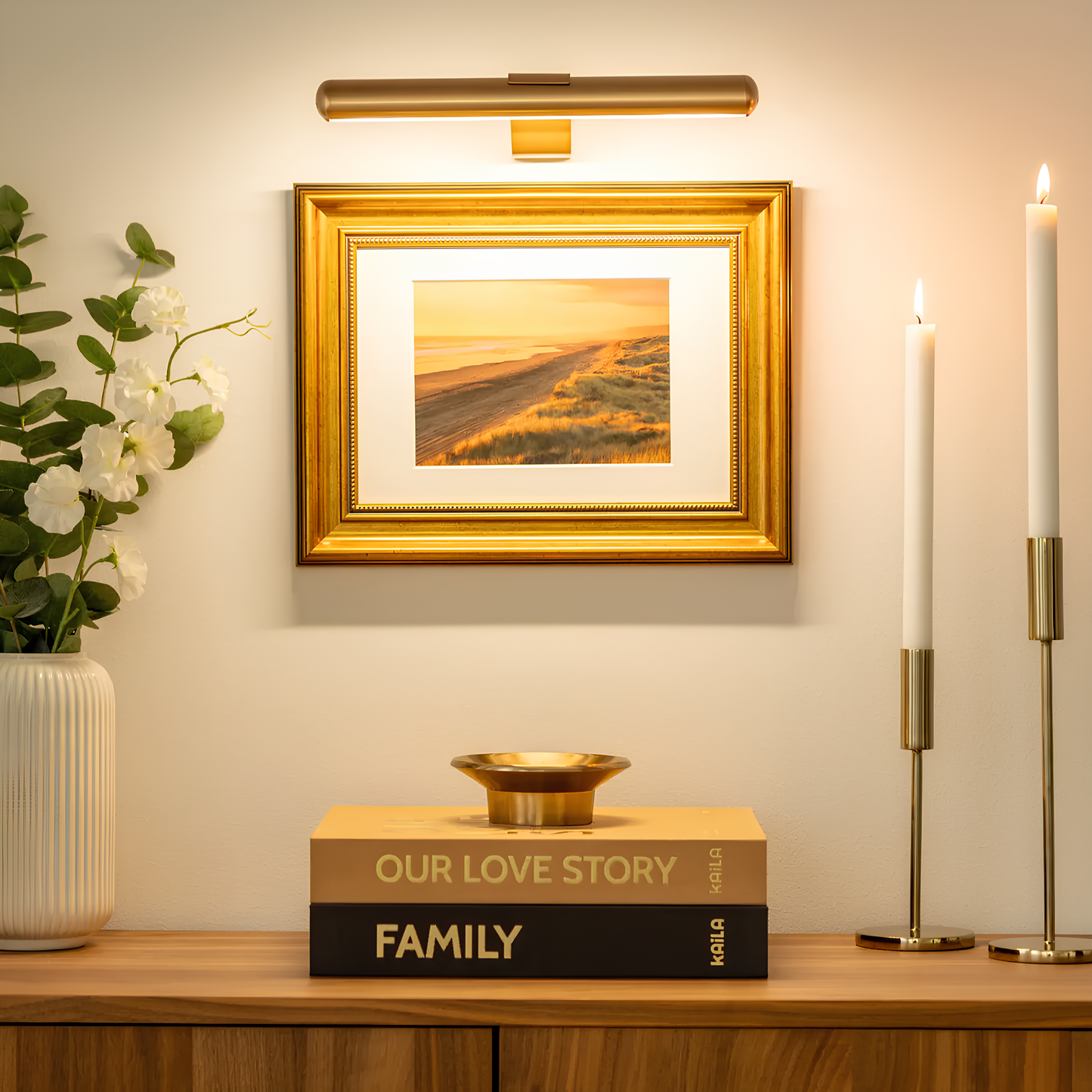 Schilderijlamp - Draadloos & Verstelbaar - Eenvoudige Wandmontage - Tijd voor Stijl
