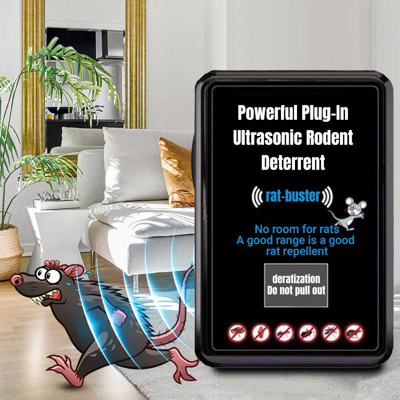 Ultrasone Ongedierteverjager - Slimme Frequentieconversie - Elektrische Muizen- en Rattenverjager